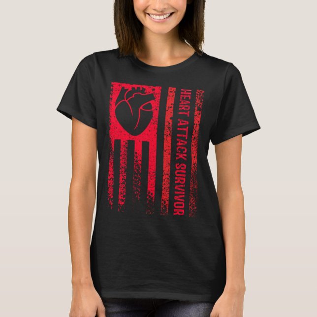 T-shirt Heart Attack Survivor (Devant)