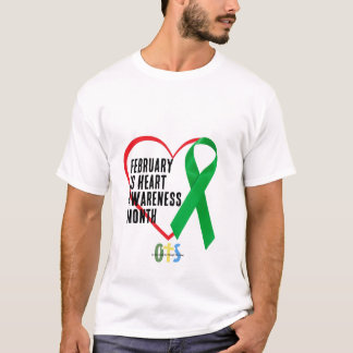 T-shirt Heart Awareness, Survivor Recovery Gift, Surgery