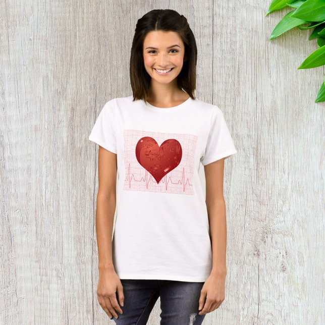 T-shirt Heart Beat (Créateur téléchargé)