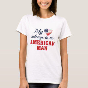 T-shirt Heart Belongs américain