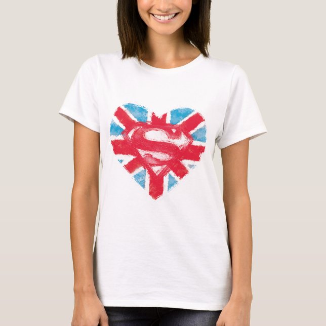T-shirt Heart British S-Shield (Devant)