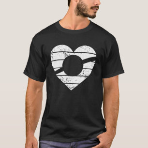 T-shirt Heart One Wheel Love Electric Skateboard Float Ska
