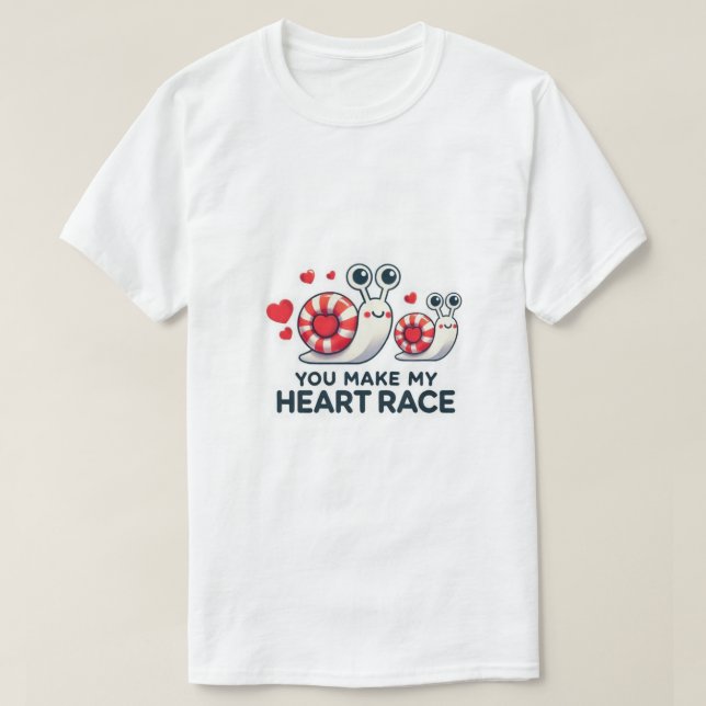 T-shirt Heart Race (Design devant)
