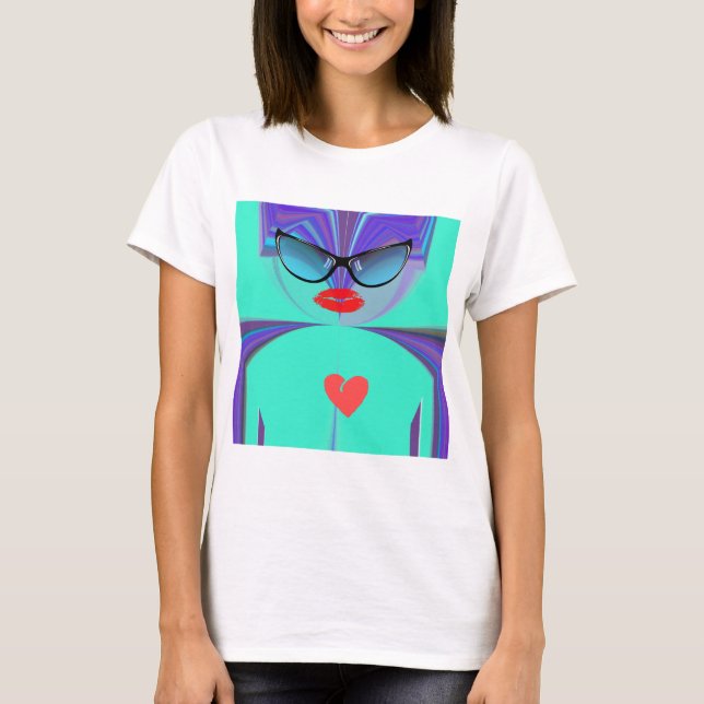 T-shirt Heart Selfie (Devant)