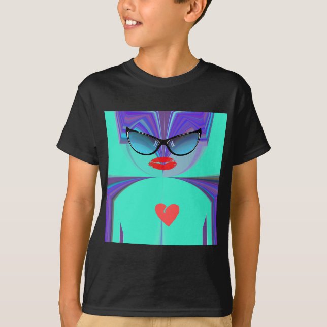 T-shirt Heart Selfie (Devant)