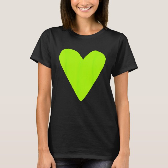T-shirt Heart Shape Symbol Love Kindness Peace Spring Bud (Devant)
