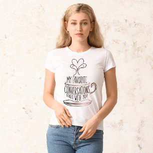T-shirt Heart Steam Coffee Mom - Fête des mères intemporel