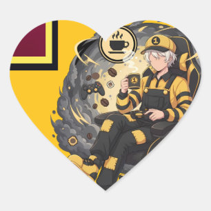 T-Shirt Heart Sticker