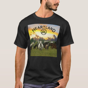 T-shirt Heartland, Cheval de Heartland Jeter l'oreiller