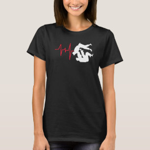 T-shirt Heartline Sport Judo Martialheart Ligne de vie