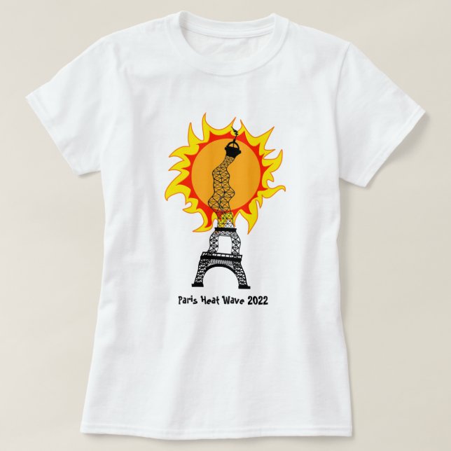 T-shirt Heat Wave 2022 Paris (Design devant)