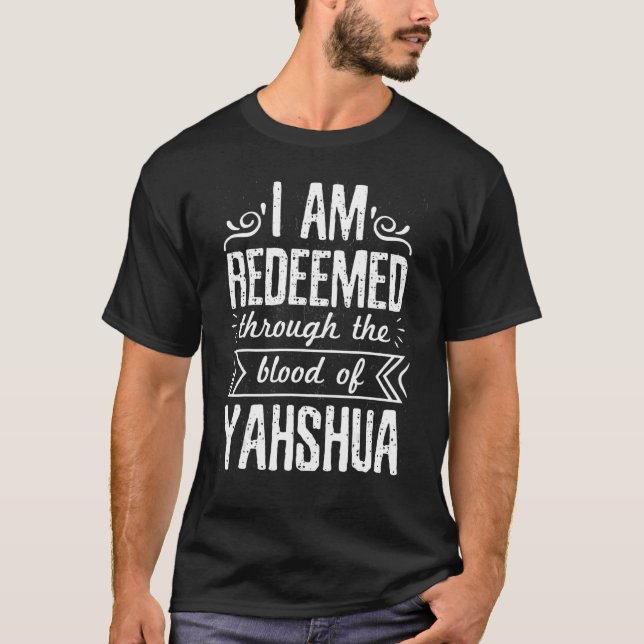 T-shirt Hébreu Israélite Vêtements Pour Femmes Juda Rachet (Devant)