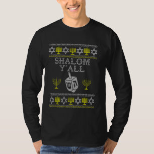 T-shirt Hébreu Shalom Yall La paix juive Soyez avec vous H