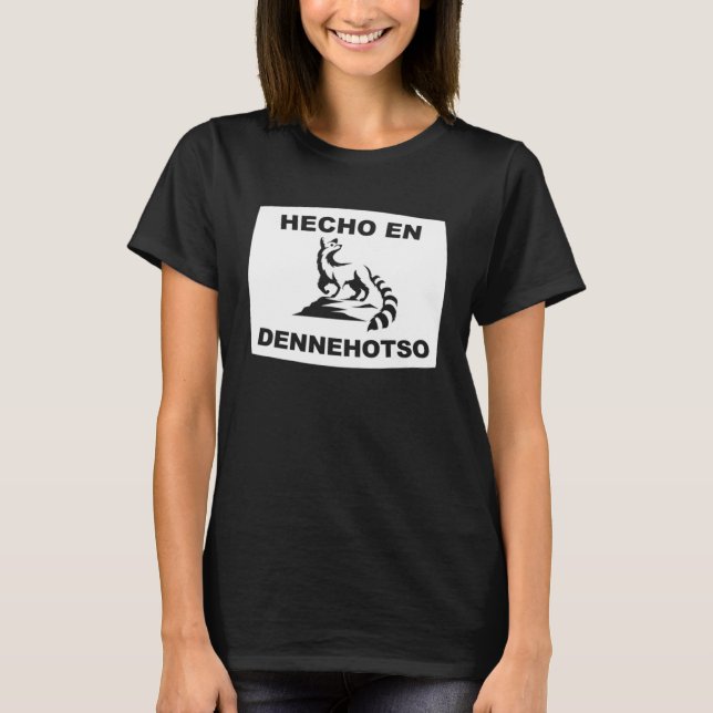 T-shirt Hecho en Dennehotso Arizona Ringtail State Animal (Devant)