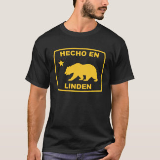 T-shirt Hecho en Linden California Republic Pacific Coast