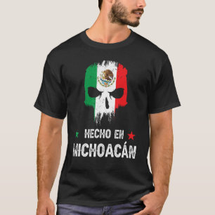 T-shirt Hecho en Michoacán Mexique - Drapeau mexicain - Mi