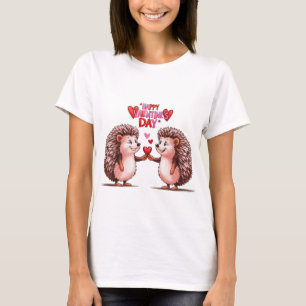 T-shirt Hedgehog Heart - Saint Valentin Amour