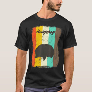 T-shirt Hedgehog Retro les années 70 Vintage animal mignon