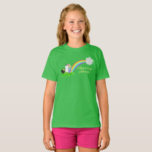 T-shirt Hedgehog Unicorn de St. Patrick avec Pot of Gold