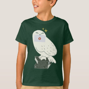 T-shirt Hedwig avec lettre dessin fantaisiste