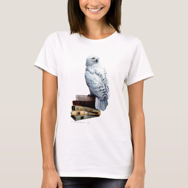 T-shirt Hedwig dans les livres (Devant)