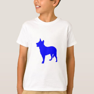 T-shirt Heeler bleu australien