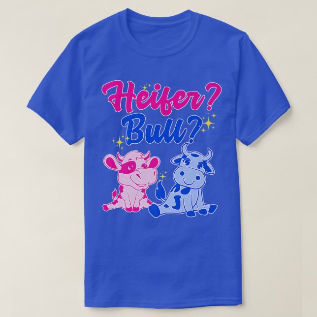 T-shirt Heifer ou Bull Genre Revedette Vache (Design devant)