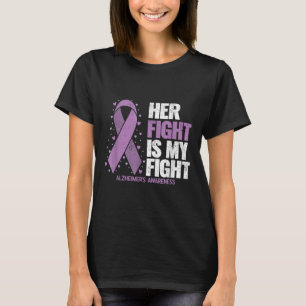 T-shirt Heimers Shirt Son combat est mon chauffeur de comb