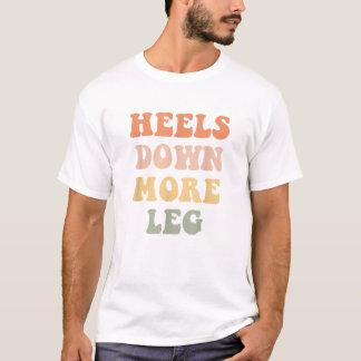 T-shirt Heins Plus Jambes Drôle Cheval Equestre T Chemise