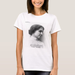 T-shirt Helen Keller "Foi/Force" Citation de sagesse Cadea