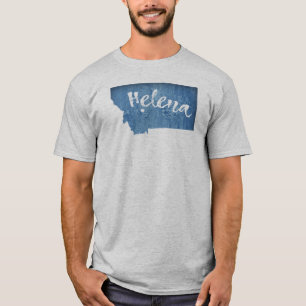 T-shirt Helena Montana Wood Grain