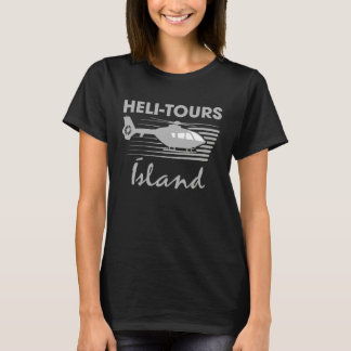 T-shirt Heli Tours Iceland Fake Helicopter Tourists