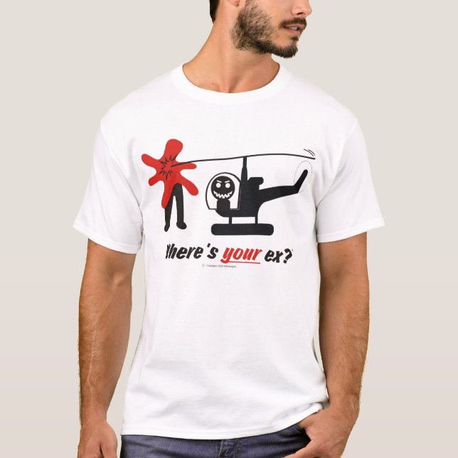 T-shirt hélicoptère (Devant)