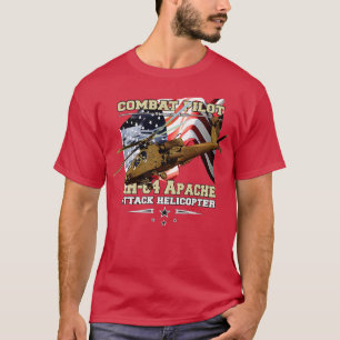 T-shirt hélicoptère d'attaque Apache AH64