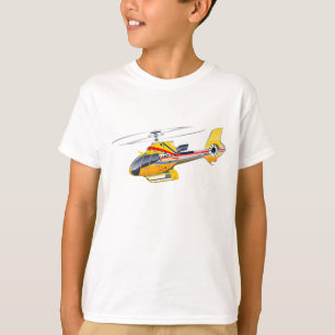 T-shirt Hélicoptère de dessin