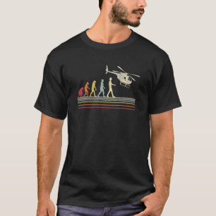 T-shirt Hélicoptère d'évolution d'hélicoptère d'avitation