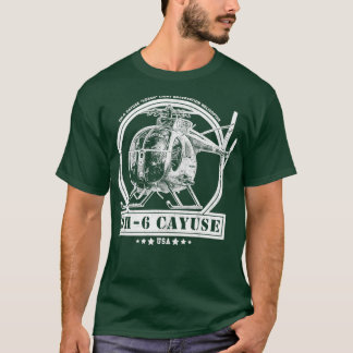 T-shirt Hélicoptère OH6 Loach Cayuse 