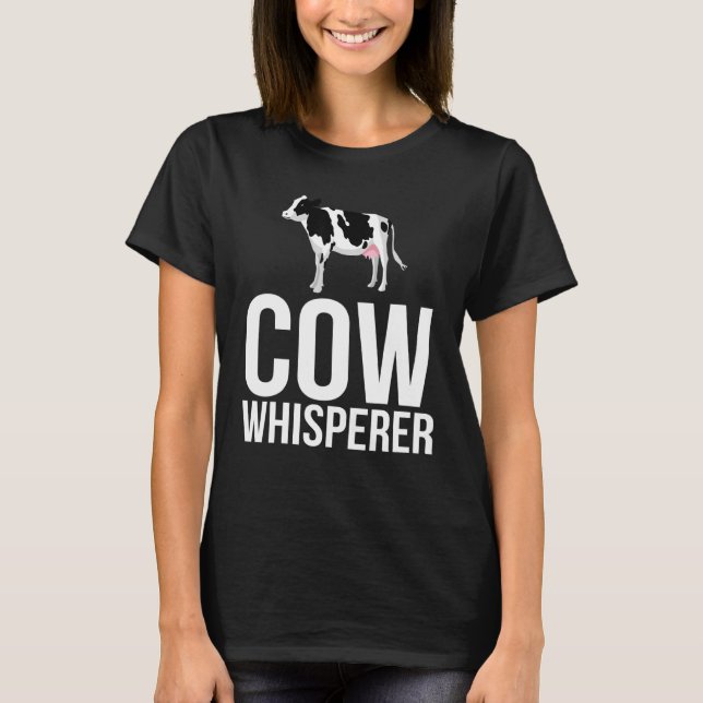 T-shirt Hélifer de l'élevage de vache Whisperer (Devant)