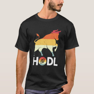 T-shirt Helium Coin HODL Bull Market Crypto rétro