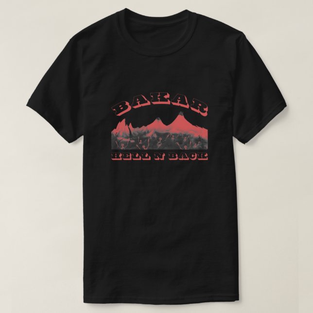 T-shirt HELL N BACK BAKAR Classic (Design devant)