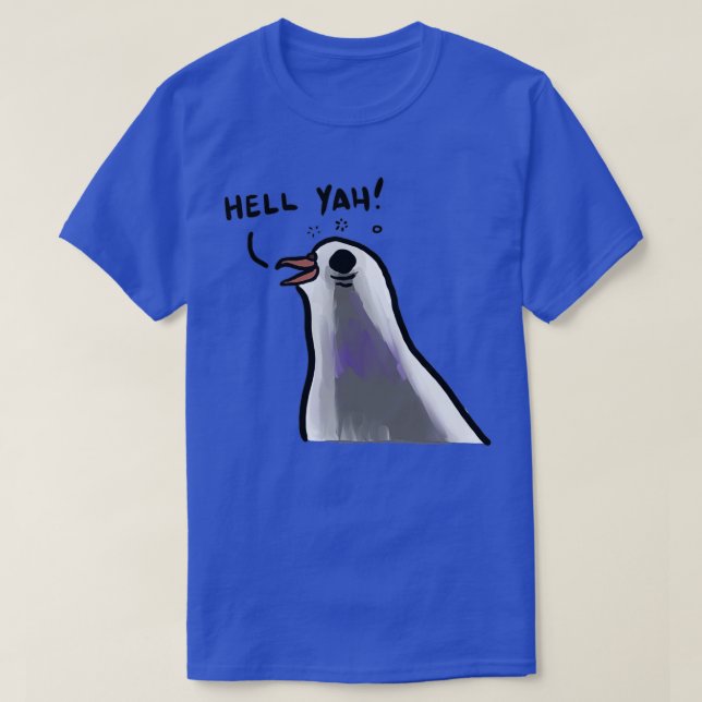 T-shirt Hell Yah Pigeon 2 (Design devant)