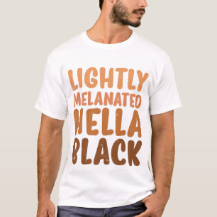 T-shirt Hella légèrement Melanée Noire manque d'histoir