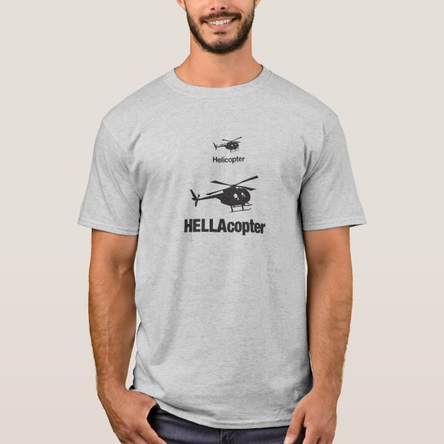 T-shirt HELLAcopter (Devant)