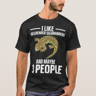 T-shirt Hellbender Salamander Funny Amphibian Biologiste P