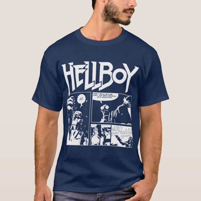 T-shirt Hellboy Collection friends (Devant)