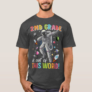 T-shirt Hello 2nd grade teacher team Second grade Astronau