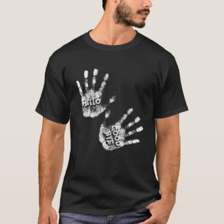 T-shirt HELLO And GOODBYE Academy DAILY GREETINGS Humor Ar