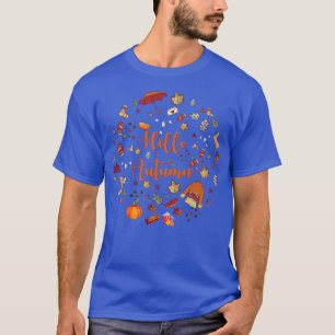 T-shirt Hello Autumn Boots Pumkin Sweater Autumn Leaves
