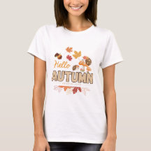 Hello Autumn – Cute Hedgehog & Fall Desig