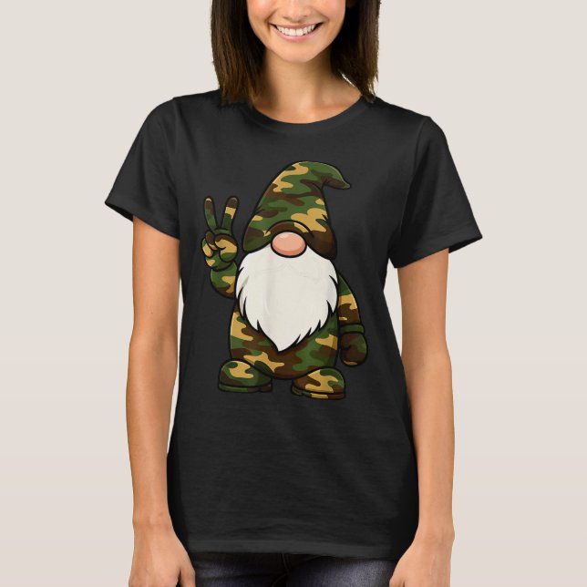 T-shirt Hello Hunting Season Christmas Camouflage Camo Gno (Devant)